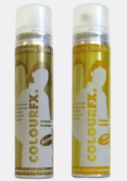 Colouring hair spray