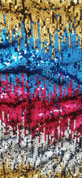Stretch sequin fabrics